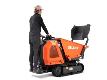 DELEKS® Rupsdumper Dumper Briggs&amp;Stratton Benzine E-start, Zakelijke goederen, Machines en Bouw | Transport, Ophalen of Verzenden