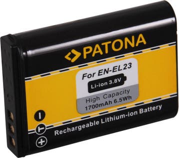 Nikon EN-EL23 accu (Patona), Verzenden, Nieuw