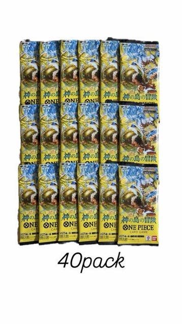 Bandai - 40 Booster pack - One Piece - One Piece Card Game, Nieuw