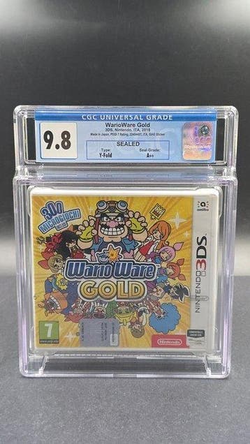 Nintendo - 3DS - WarioWare Gold (ITA) CGC 9.8 Sealed A++ -, Spelcomputers en Games, Nieuw