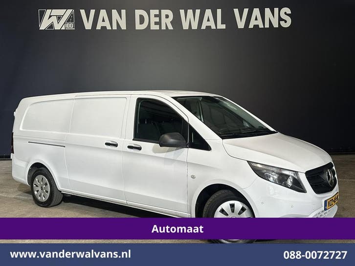 Mercedes-Benz Vito L3 H1 | Lease vanaf 543,- p/mnd, Auto's, Mercedes-Benz, Dealer onderhouden, Te koop, Automaat, Diesel, Wit