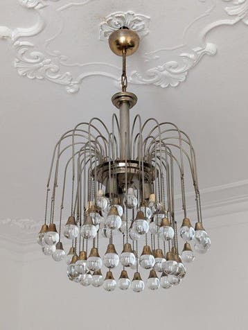 Plafondlamp - Glas, Nieuw