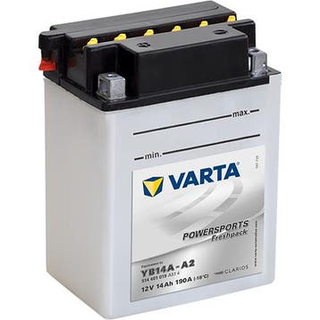 Varta Powersports Freshpack YB14A-A2 accu | 514 401 019 | 1, Ophalen of Verzenden, Nieuw