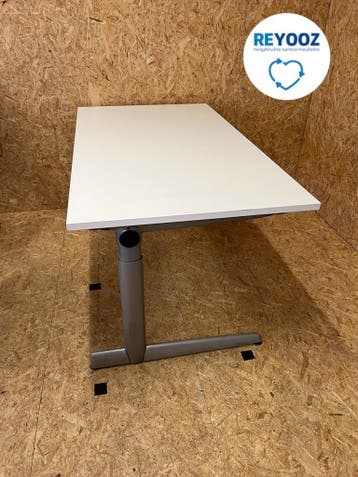Ahrend 500 bureau - 160x80cm - elektrisch - zilvergrijs...., Nieuw in verpakking