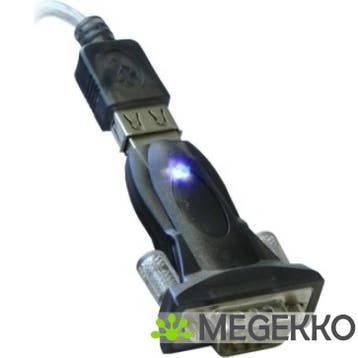 Delock 61425 Adapter USB 2.0 Type-A > 1 x Serieel DB9 RS-232, Verzenden, Nieuw