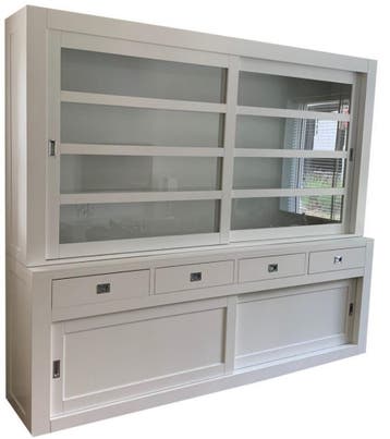 Buffetkast wit Hasselt 260cm, Ophalen of Verzenden, Nieuw