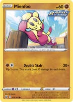 Mienfoo 076/163 Battle Styles, Ophalen of Verzenden, Nieuw, Losse kaart, Foil