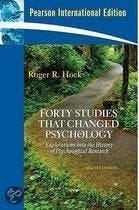 Forty Studies That Changed Psychology 9780135045077, Verzenden, Zo goed als nieuw