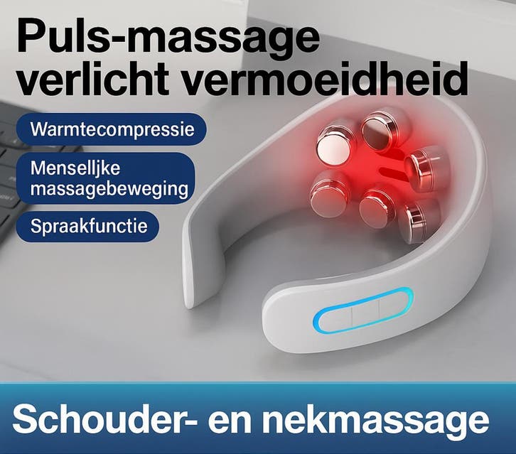 Nek- en Schoudermassage Apparaat Spierontspanning, Sport en Fitness, Massageproducten, Apparaat, Nieuw, Verzenden
