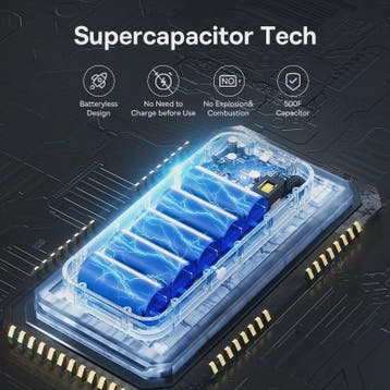 Baseus Super Capacitor Jump Starter 3000A - Direct Start, Ba, Auto diversen, Verzenden, Nieuw