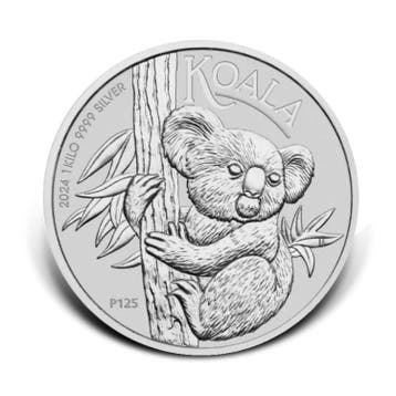 1 kilo zilveren Koala munt 2024, Verzenden