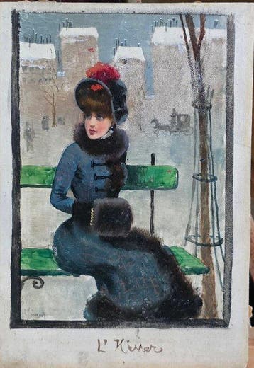 Vittorio Matteo Corcos (1859-1933) - Linverno