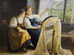 Escuela Costumbrista Europea (XX) - Leccio de Costura