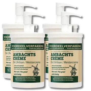 Ambachtscreme pomp - 1000ml - 4 stuks, Verzenden, Nieuw
