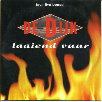 cd single card - De Dijk - Laaiend Vuur, Verzenden, Zo goed als nieuw, Nederlandstalig