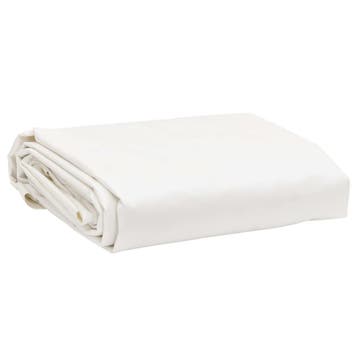 vidaXL Dekzeil 650 g/m² 5x5 m wit, Verzenden, Nieuw