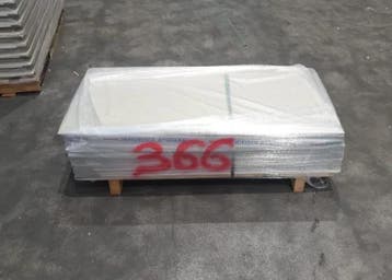 Schadepartij 366 Fermacell gipsplaten 1200x600x12,5mm 4AK, Minder dan 4 cm, Overige materialen, 10 tot 15 m², Nieuw