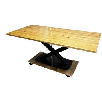 bert plantagie Eettafel Oxxi 2.0, Huis en Inrichting, Tafels | Eettafels, 100 tot 150 cm, Eikenhout, Ophalen of Verzenden, Zo goed als nieuw