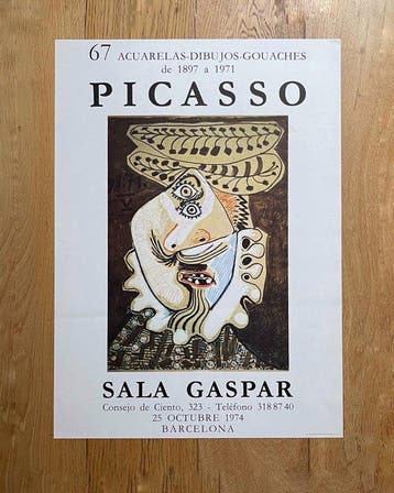 Pablo Picasso - Pablo Picasso – “67 Acuarelas, Dibujos y, Antiek en Kunst, Kunst | Tekeningen en Foto's