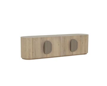 Tower Living Allure TV-meubel white wash 180 cm, Ophalen of Verzenden, Nieuw