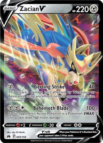 Zacian V #95, Ophalen of Verzenden, Nieuw