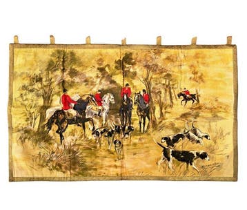 Wanddecoratie - K. Chamby - Drijfjacht - 130 x 80 cm
