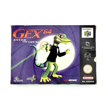Gex 64 - Nintendo 64 N64 - PAL EUR - CIB, Spelcomputers en Games, Games | Nintendo 64, Ophalen of Verzenden, Zo goed als nieuw