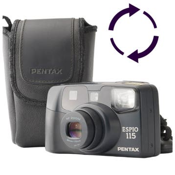 Pentax Espio 115 Zwart - Tweedehands, Verzenden, Gebruikt, Pentax