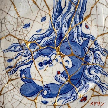 MEDSAN - Sleeping Totoro Kintsugi () - UNIQUE WORK