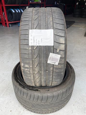 315/35/21 BRIDGESTONE DUELER 4,2MM 2 STUKS €150 (0822), Auto-onderdelen, Banden en Velgen, Ophalen, Gebruikt, 21 inch, Band(en)
