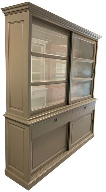 Buffetkast taupe Ermelo 200cm, Huis en Inrichting, Kasten | Buffetkasten, Ophalen of Verzenden, Nieuw