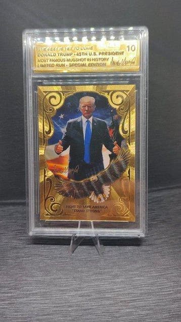 TRUMP 24Ct Gold-plated - 1 Card, Verzamelen, Nieuw