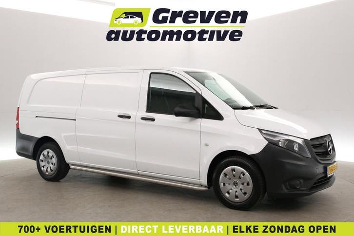 Mercedes-Benz Vito 111 CDI Extra Lang  Oprijplaat  Airco, Auto's, Bestelauto's, Te koop, Handgeschakeld, Diesel, Wit, Mercedes-Benz