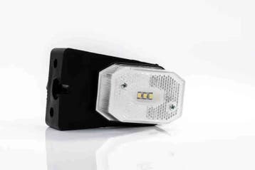 LED markeringslicht wit | 12-24v | 50cm. kabel | MV-2760W, Auto-onderdelen, Verlichting, Ophalen of Verzenden, Nieuw