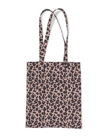 HEMA Canvas tas 42x36cm luipaard, Verzenden, Nieuw