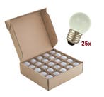 25 stuks Bailey LED Kogellamp E27 1W 70lm 2800K Kunststof..., Ophalen of Verzenden, Nieuw