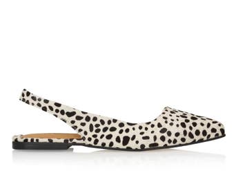 DWRS PARMA - maat 41 - cheeta hair on - Loafers | White /, Verzenden, Nieuw