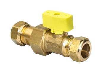 VSH gaskogelkraan 15 mm knel 0608003, Nieuw