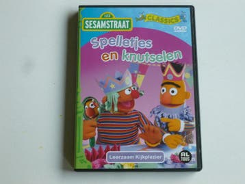 Sesamstraat - Spelletjes en Knutselen (DVD), Ophalen of Verzenden, Zo goed als nieuw