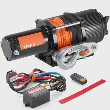 Elektrische Lier 4500lbs voor ATV/UTV met Synthetisch Touw,, Verzenden, Nieuw