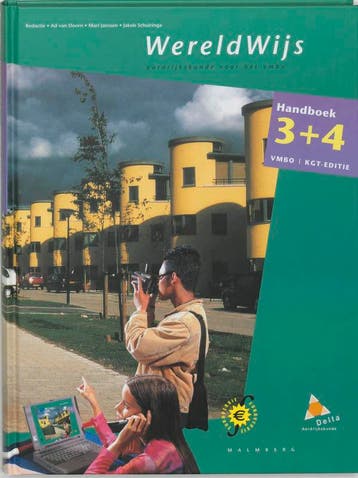 WereldWijs 3+4 Vmbo KGT Handboek - E. Dieleman 9789020894394, Verzenden, Zo goed als nieuw, E. Dieleman