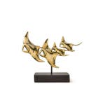 sculptuur, NO RESERVE PRICE - Bronze sculpture of a Manta