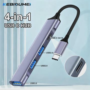 USB C Hub 3.0 & 2.0 Poorten, Type-C Docking Station met 5Gbp, Verzenden, Nieuw