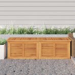 vidaXL Tuinbox met zak 175x50x55 cm massief teakhout, Tuin en Terras, Verzenden, Nieuw