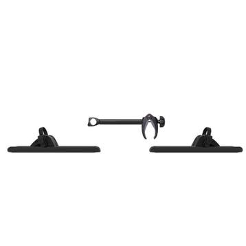 Thule Caravan SuperB 3d rail kit Black, Nieuw
