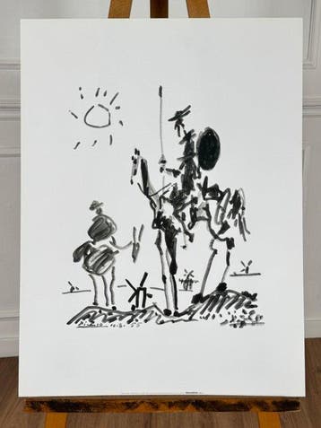 Pablo Picasso - Don Quixote - lito M&S