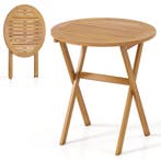 LIVSK Opvouwbare Tuintafel - Massief Acaciahout - Lichtgewic, Verzenden, Nieuw
