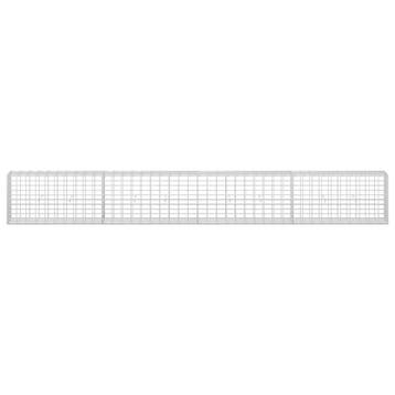 vidaXL Gabion met 5 mm Draad en 5x10 cm Gaas 400x30x50 cm, Verzenden, Nieuw, IJzer