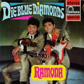 LP gebruikt - Die Blue Diamonds - Ramona, Verzenden, Zo goed als nieuw, Overige formaten