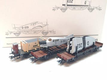 Märklin H0 - 45093 - Modeltrein goederenwagonset (1) -, Nieuw